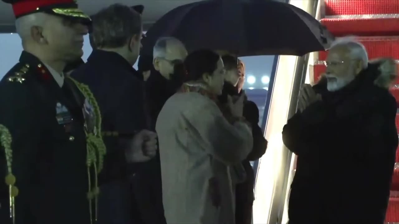 PM modi live entry