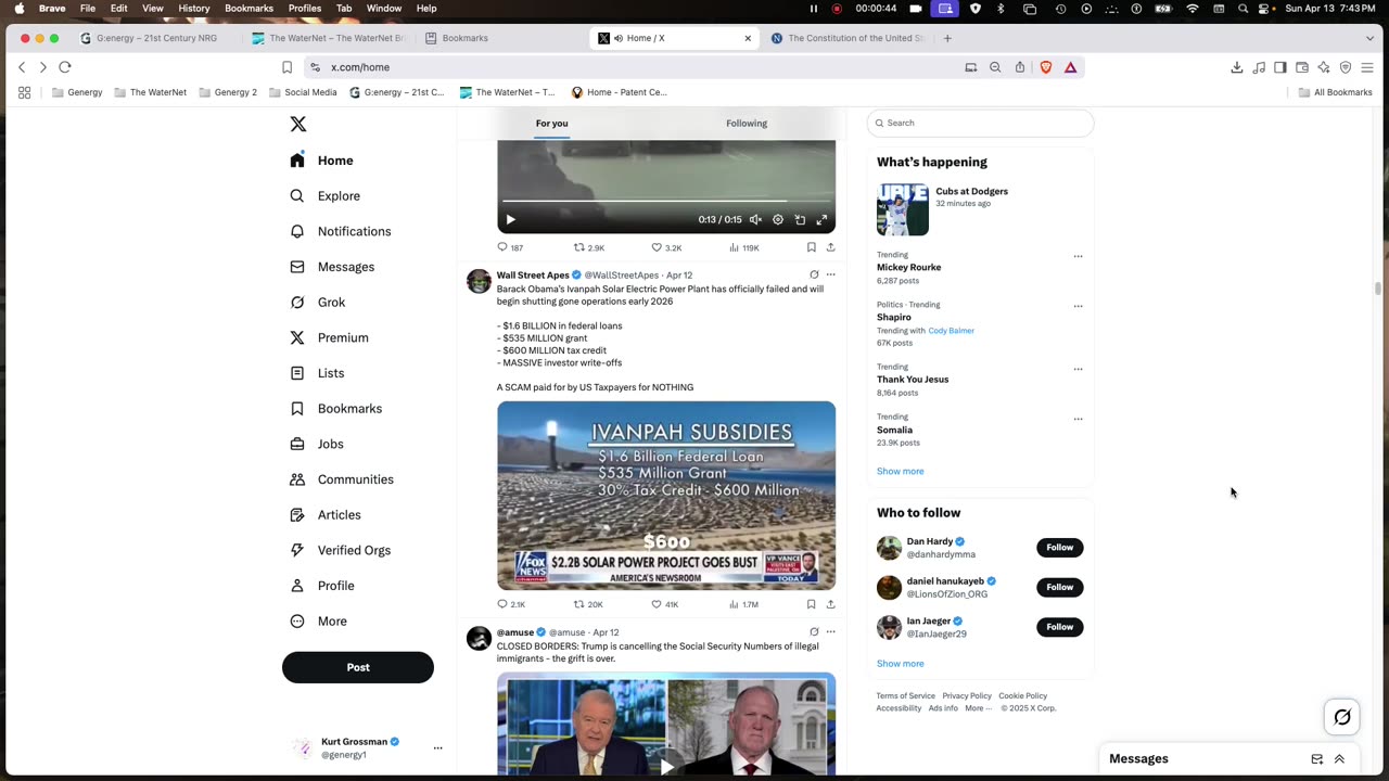 Ivanpah End on Twitter X