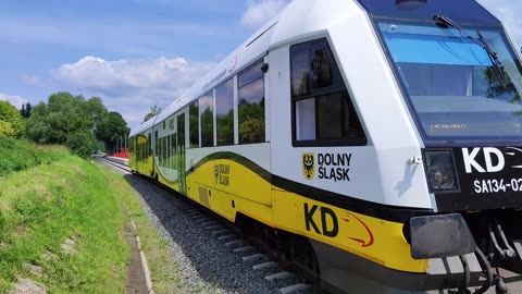 SA134-023 jako pociąg KD Jelenia Góra - Karpacz