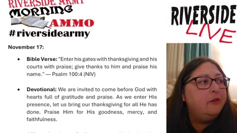 Riverside Morning Ammo Daily Devotional 11.17.25