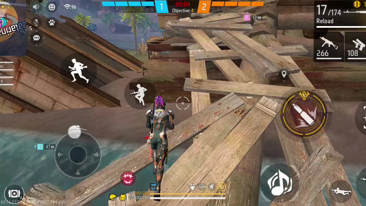 Free fire 🔥 max playing very hard level 😄