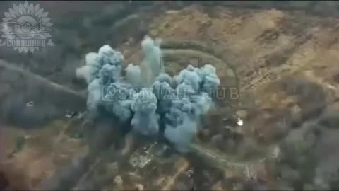 Ukrainian Mig-29 Dropping AASM-250 Guided Bombs Onto Russian Positions