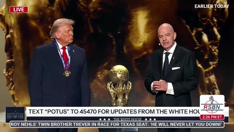 WATCH: President Trump Receives The FIFA Peace Prize and Delivers Remarks at FIFA Drawing - 12/5/25