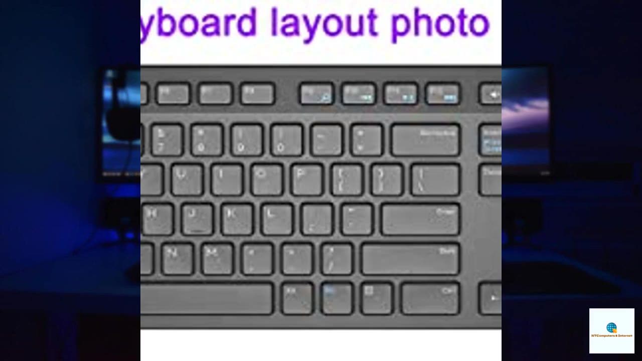 JuYuish Keyboard Cover Compatible with Dell Inspiron AIO 3475 3670 3477 All-in-One Desktop
