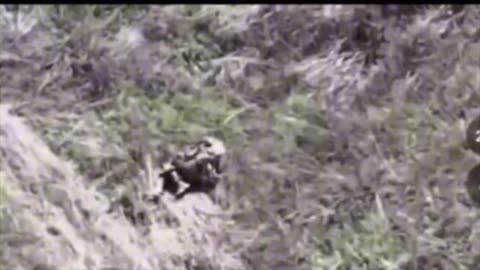 Ukrainian ATV Ran Over a Mine