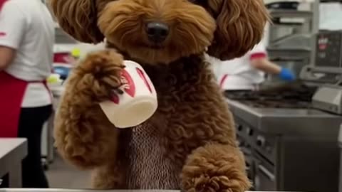 AI Puppy Works KFC