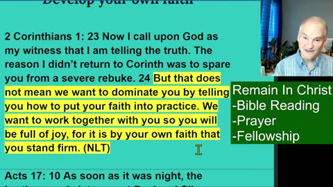 Building on the Rock that is Christ, part 7