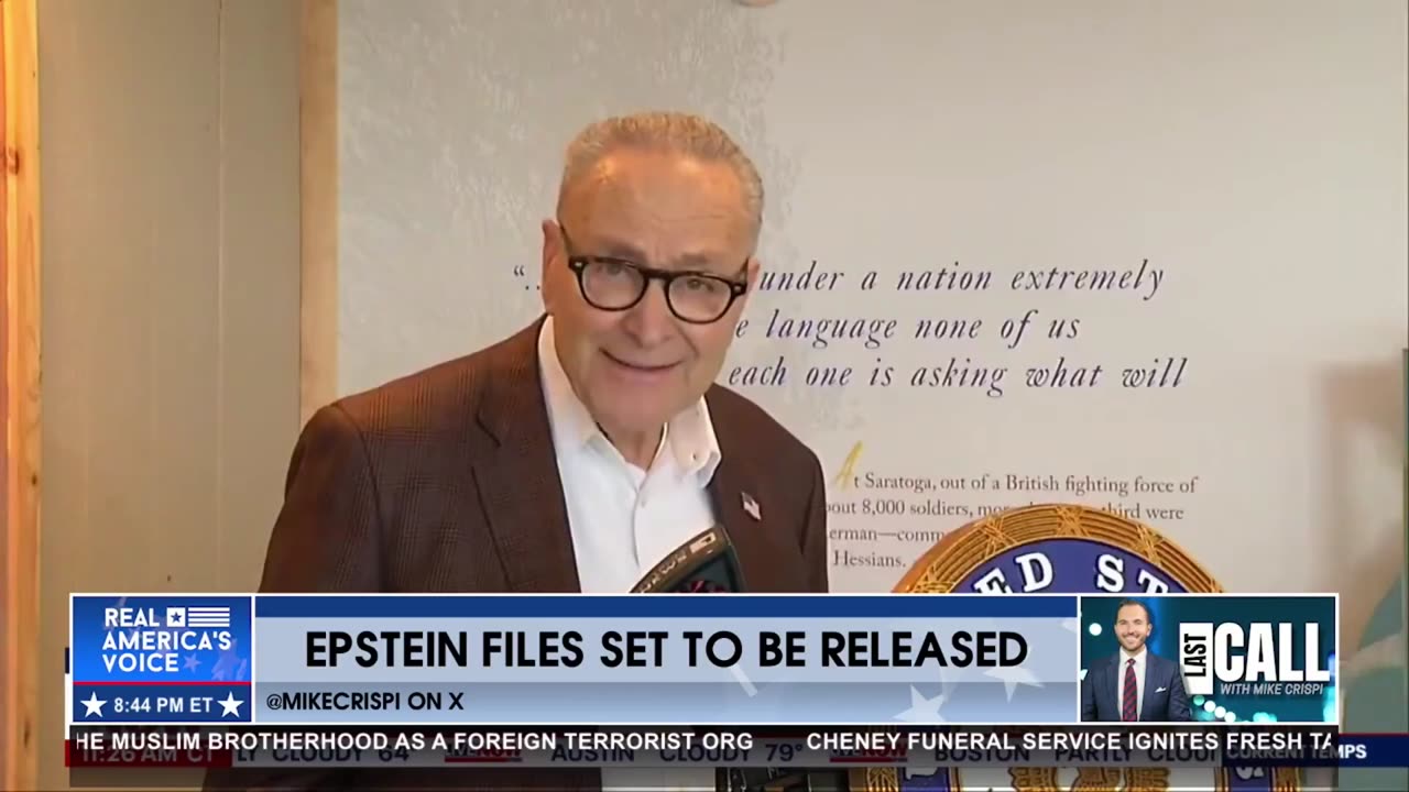 SCHUMER SLIPS: “WHY WEREN’T THEY RELEASED?”