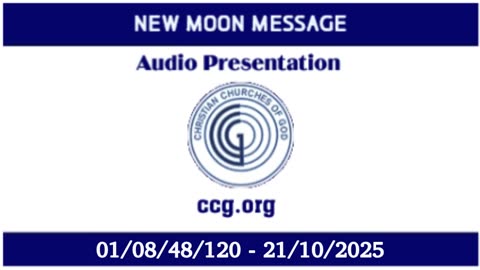 New Moon Message (Audio) for 01/08/48/120 - 21/10/2025