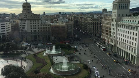 Catalunya Square (Barcelona, Catalonia, Spain)