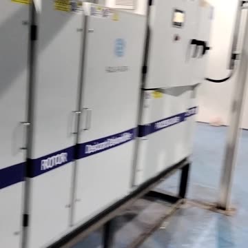 Temperature and humidity controling process in industrial area