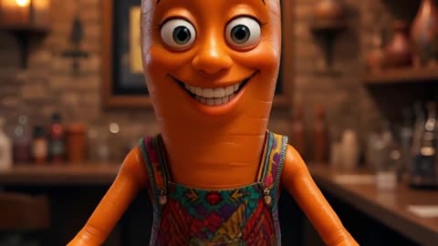 Veggie Waiters Serve Up Smiles! 🥕🍅 #AnimalWaiters #Shorts #Trending #viral #Shorts #FYP #Viral