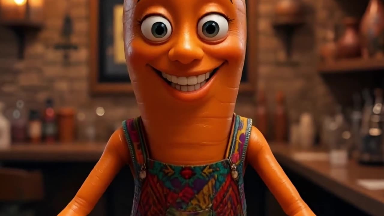 Veggie Waiters Serve Up Smiles! 🥕🍅 #AnimalWaiters #Shorts #Trending #viral #Shorts #FYP #Viral