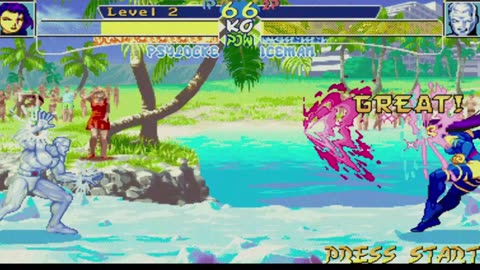 Psylocke vs Iceman