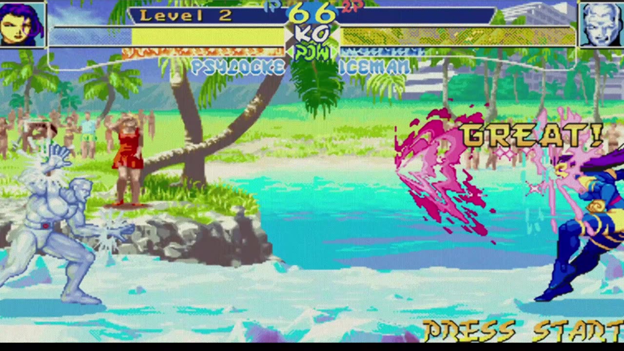 Psylocke vs Iceman