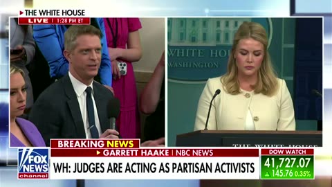 'Appointed by George W. Bush': Leavitt corrected after calling judge 'Democrat activist'