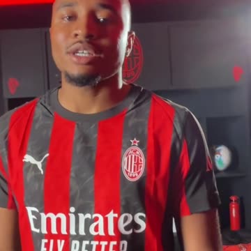 😄 😍 #Nkunku ❤️🖤 #acmilan