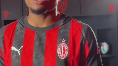 😄 😍 #Nkunku ❤️🖤 #acmilan