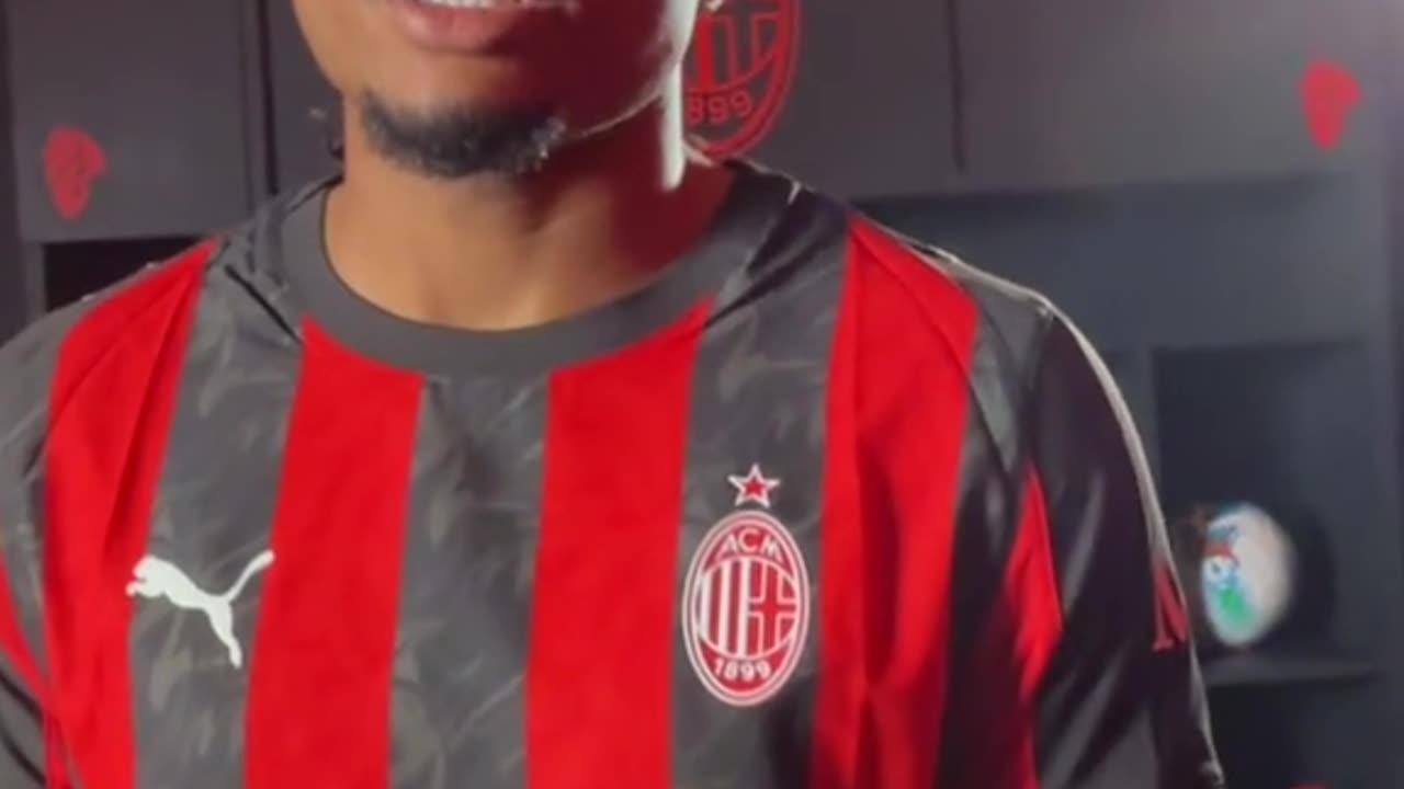 😄 😍 #Nkunku ❤️🖤 #acmilan