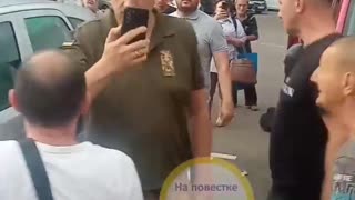 Ukrainian civilians in Kharkiv in conflict with abductors from Zelensky’s Ukrainian regime