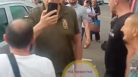 Ukrainian civilians in Kharkiv in conflict with abductors from Zelensky’s Ukrainian regime
