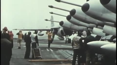 U.S. Navy Aircraft Carriers Operating Off Vietnam