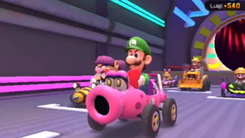 Mario Kart Tour gameplay Mario vs. Luigi Tour: Baby Luigi Cup