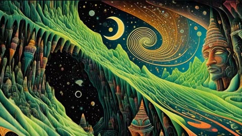 Liquify - Crystals Flow Forth From the Sea of Green Beneath the Shell