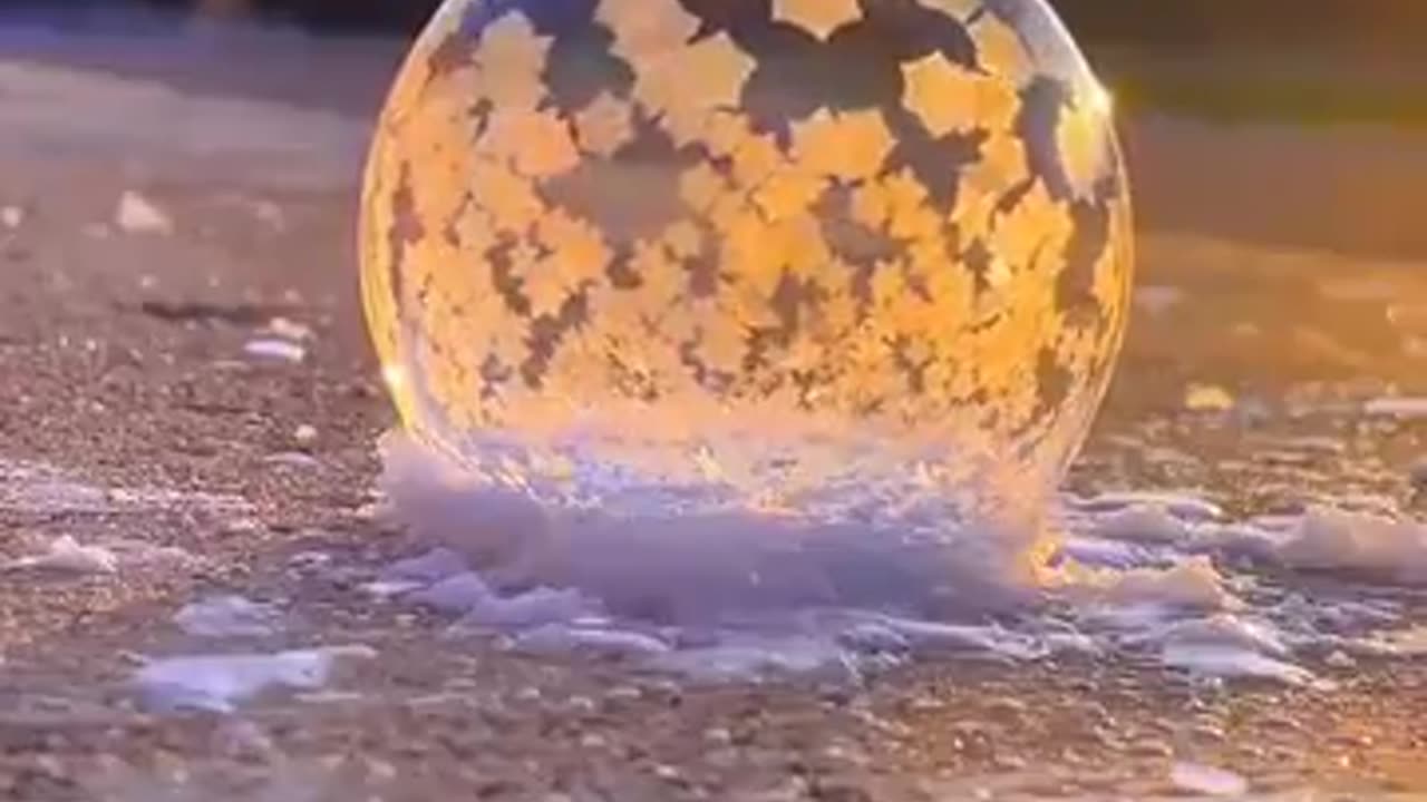 Freezing Bubble..🫧🥰