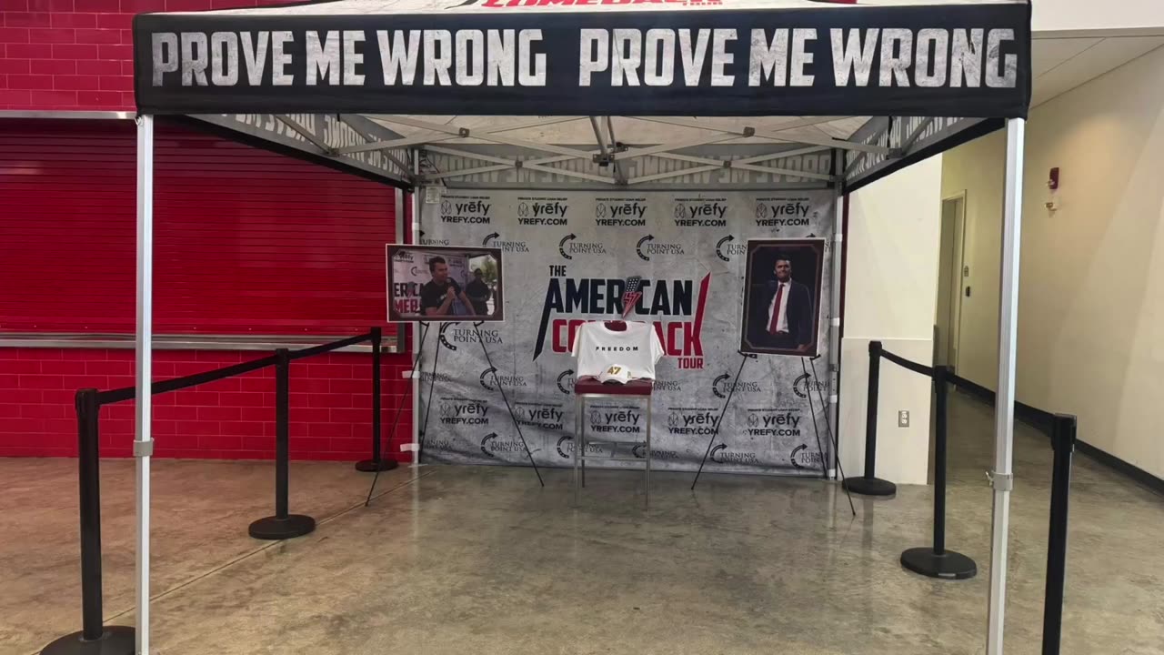 Ole Miss students lining up for tonight’s Turning Point USA event featuring Vice President