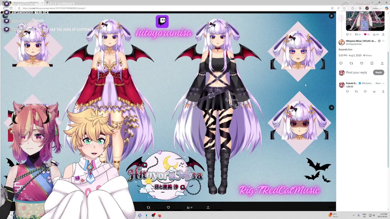 Vtuber! Admiring and assigning RPG Classes to Vtubers!