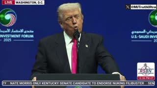 Trump had Saudi’s cracking up talking about US Politicians pushing Trans Agenda