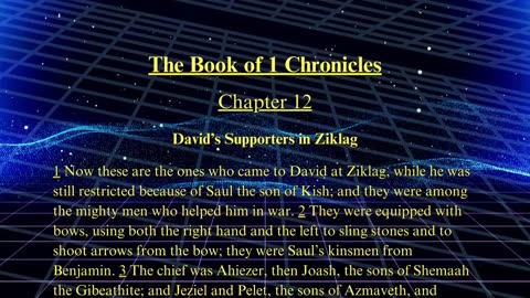 Christian Meme Video: 1st Chronicles Chapter 12 (05/04/2025)