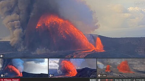 M8.1 Flare + Halo CME - Mag 7.0 Quake In Alaska - Episode 38 Of Halemaʻumaʻu Eruption At Kīlauea