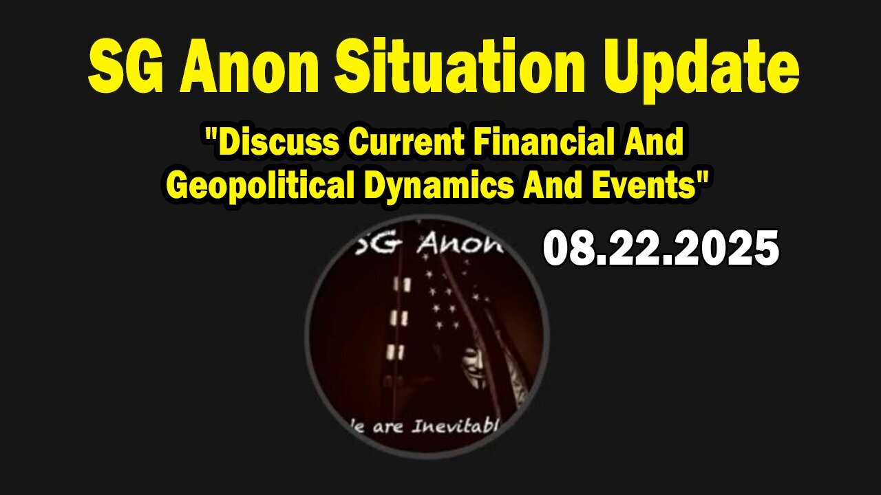 SG Anon & Scotty Saks Aug 22: "Discuss Current Financial And Geopolitical Dynamics And Events"