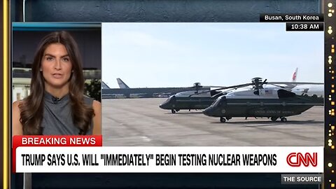 Trump instructs Pentagon to start testing nuclear weapons