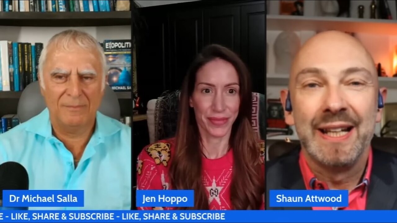 Dr. Michael Salla, Shaun Attwood, Jen Hoppo: What is 3I/Atlas? - The Great Financial Crash!