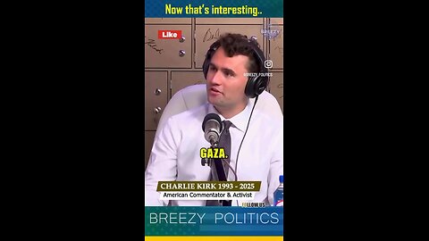 Breezy Politics made this great montage of Charlie Kirk asking critical political questions