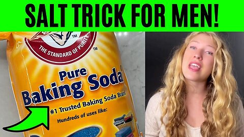 SALT TRICK FOR MEN ⚠️ SALT TRICK FOR MEN IN BED - SALT TRICK FOR MEN IN THE SHOWER - SALT TRICK