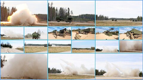 US Soldiers FIRE POWERFUL HIMARS Rockets in Estonia!