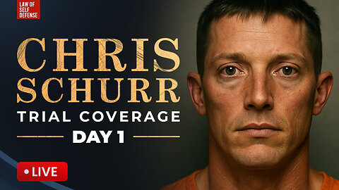 LIVE! Chris Schurr Murder Trial: Day #001