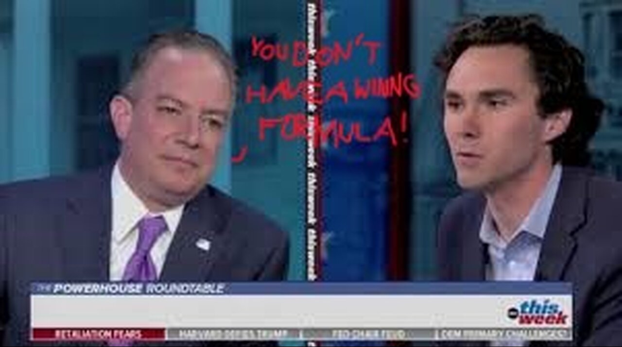 DNC Vice Chair ia Going Nowhere: David Hogg Wants MORE wokery!