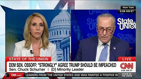 Sen Chuck Schumer Doesn't Rule Out Trump Impeachment