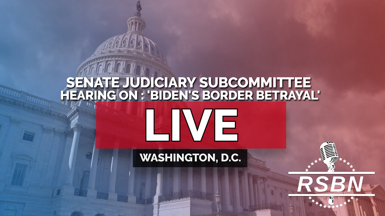 LIVE REPLAY: Senate Judiciary Hearing: 'Biden's Border Betrayal': Criminal Aliens in America - 7/22/25