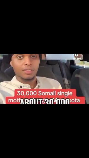 INSANE 🚨Just within the metro area of Minnesota, there's about 30,000 single Somalian mothers