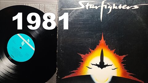 Starfighters, (Stevie Young from AC/DC!), Vinyl LP PROMO, ARISTA, 1981, promotional rare album