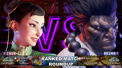 Kuya Kalbo SF6 Ranked Match Roundup. Chun Li Master Rank [Hori Fight Stick]