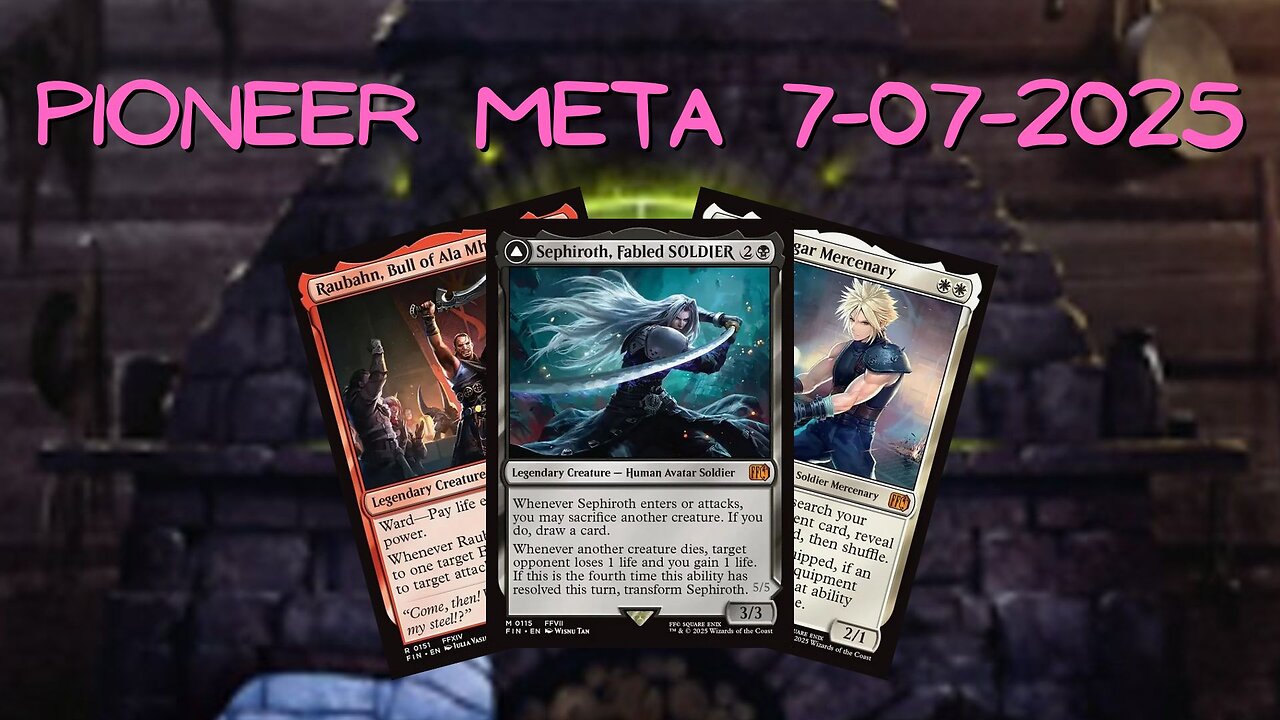 Watching The Pioneer Meta 07-01-25 to 07-07-25 | Magic the Gathering | MTG Metagame Analysis