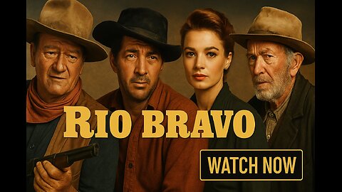 Rio Bravo (1959) | Full Movie | John Wayne, Dean Martin, Ricky Nelson | Classic Western
