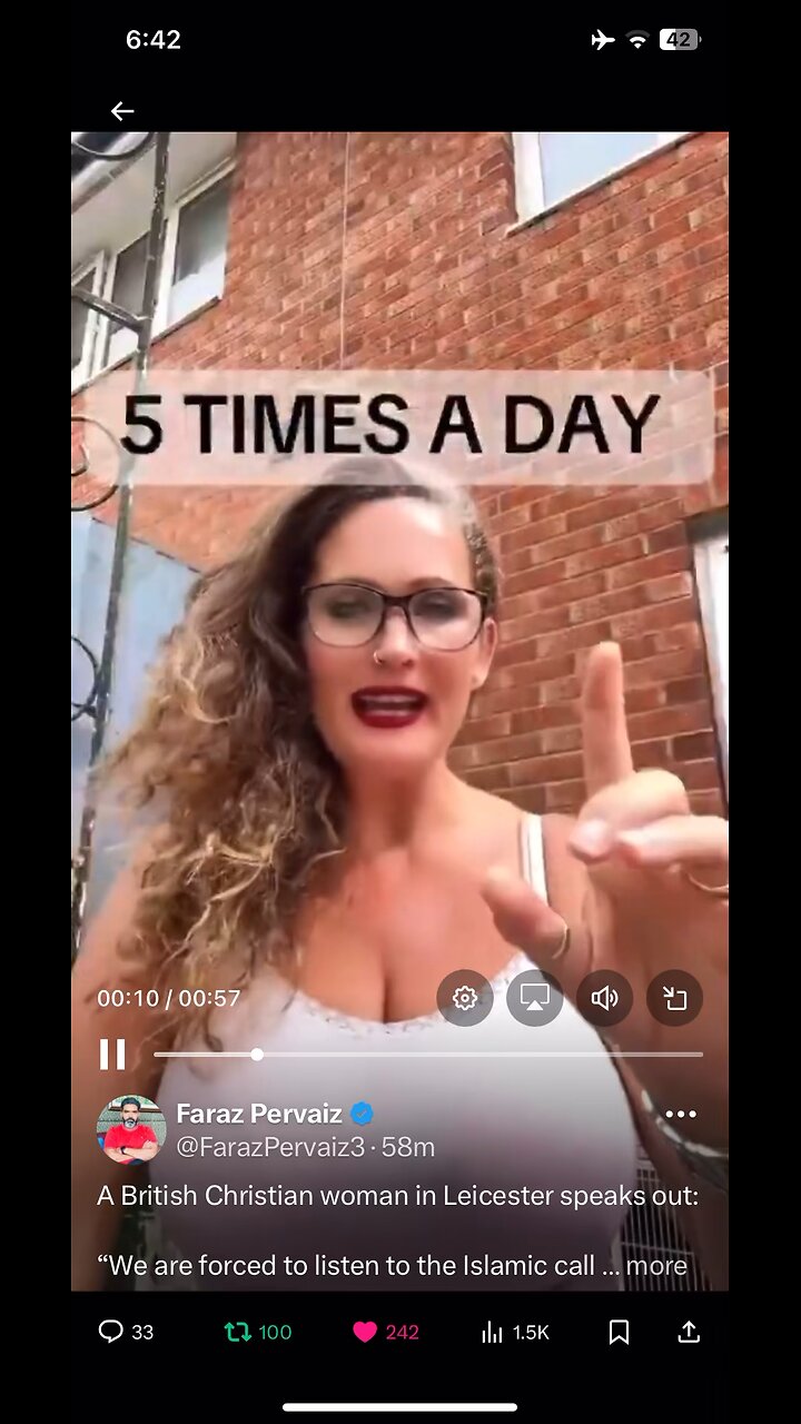 Christian’s in Leister : mosques prayers 06/09/2025